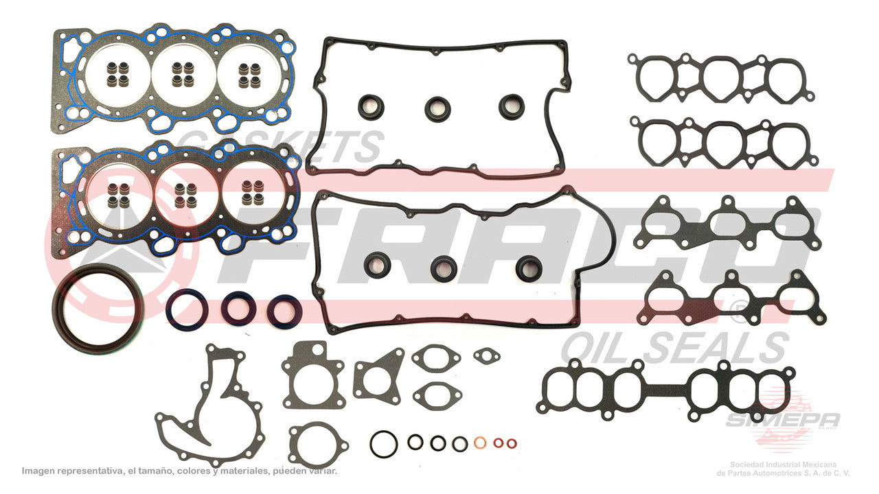 FSX-3862010 GASKET KIT (FS-1750-G)(AJU-50141700) 3.2L ISUZU V6 RODEO 6VD1 SOHC 92/95 ISUZU SB HEAD