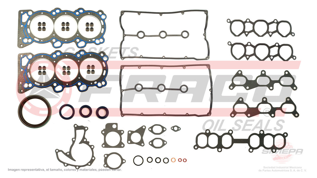 FSX-3862015 GASKET KIT (AJU-50141800) 3.2L ISUZU V6 RODEO 6VD1 DOHC 92/95 HEAD SB ISUZU