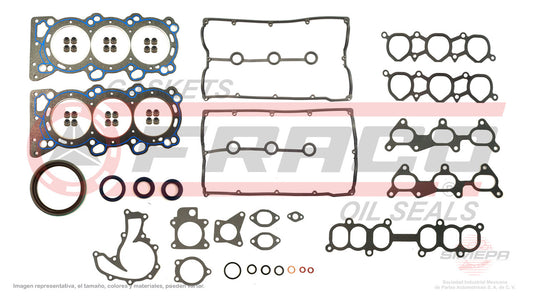 FSX-3862015 GASKET KIT (AJU-50141800) 3.2L ISUZU V6 RODEO 6VD1 DOHC 92/95 HEAD SB ISUZU