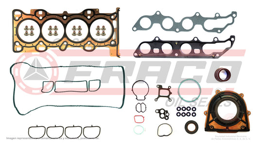 FSX-5340233 JUEGO DE EMPAQUES (JC-1530) 2.3L FORD 4 CIL 16V DOHC FUSION MAZDA 6 140CU. 06/09 CABEZA MLS JUNTA DE ESC MLS FORD