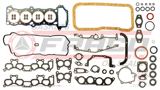 FSX-5840172 GASKET SET (FS-1226)(JC-21) 1.6L NISSAN 4 CYLINDER TSURU III GA16DE DOHC 90/95 TSUBAME TSURU GS1 GS2 93/97 HEAD SB NISSAN