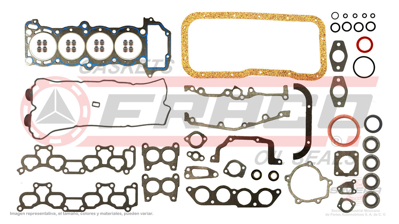 FSX-5840175 GASKET SET (FS-1226-1)(JC-29) 1.6L NISSAN 4 CYLINDER SENTRA TSURU GS1 GS2 GA16DE DNE DOHC 95/03 HEAD SB NISSAN