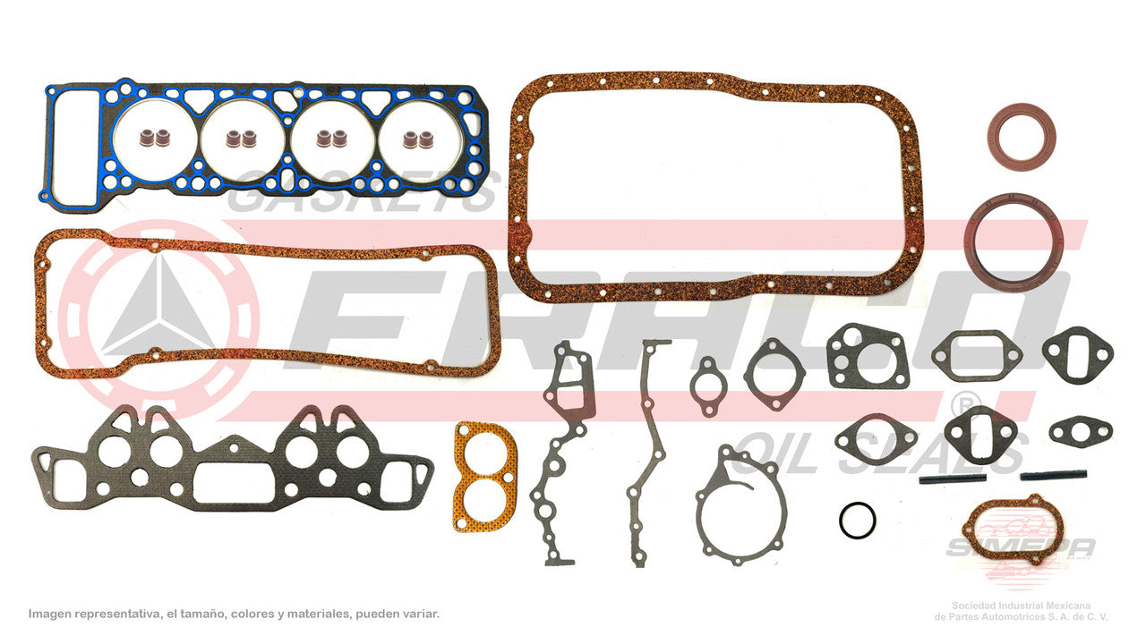 FSX-5840200 GASKET SET (FS-1218)(JC-27) 1.8L 2.0L NISSAN 4 CYLINDER DATSUN L16 L18 L20 70/81 HEAD SB NISSAN