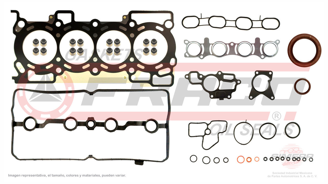 FSX-5840210 GASKET SET (FS-1238)(JC-22) 1.8L NISSAN 4 CYLINDER TIIDA MR18 / MR20 07/08 MLS HEAD NISSAN