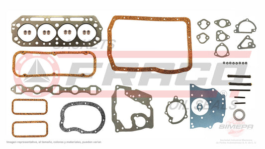 FSX-5840213 GASKET SET (FS-1215 FS1215-1 )(JC-18-R) 1.8L NISSAN J18 81/ 93 DATSUN SEDAN SAKURA PICK UP HEAD STAPS SB NISSAN