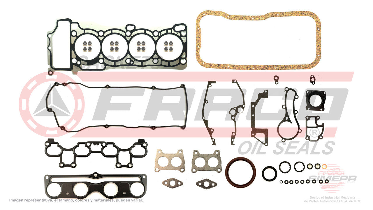 FSX-5840215 GASKET SET 1.8L NISSAN 4 CYLINDER SENTRA QG18DE 99/04 MLS HEAD NISSAN