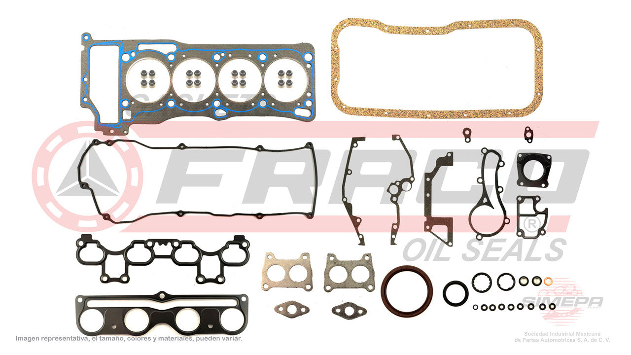 FSX-5840216 GASKET SET (FS-1234)(JC-31) 1.8L NISSAN 4 CYLINDER SENTRA QG18DE 99/04 HEAD SB NISSAN