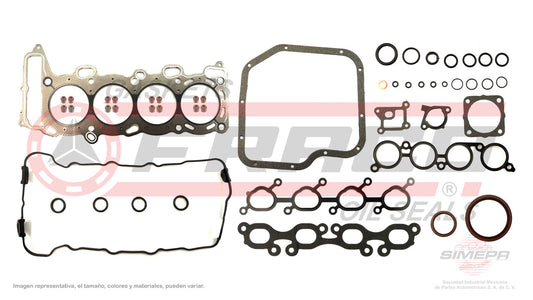 FSX-5840255 GASKET SET (FS-1228)(JC-26) 2.0L NISSAN 4 CYLINDER SENTRA GSR TSURU GSR SR20DE 96/01 HEAD GF NISSAN