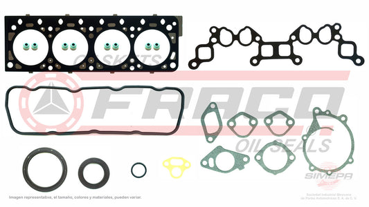 FSX-5840298 GASKET SET 4CYL 8V OHV FORKLIFT ALL K21/K25 ENGINE 152 HEAD IN MLS NISSAN