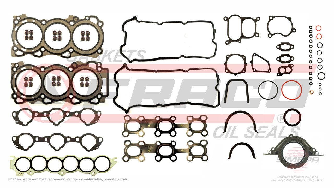 FSX-5862030 GASKET SET (JC-35) 3.5L NISSAN V6 ALTIMA MURANO TERRANO 350Z VQ35DE 03/05 MLS HEAD NISSAN