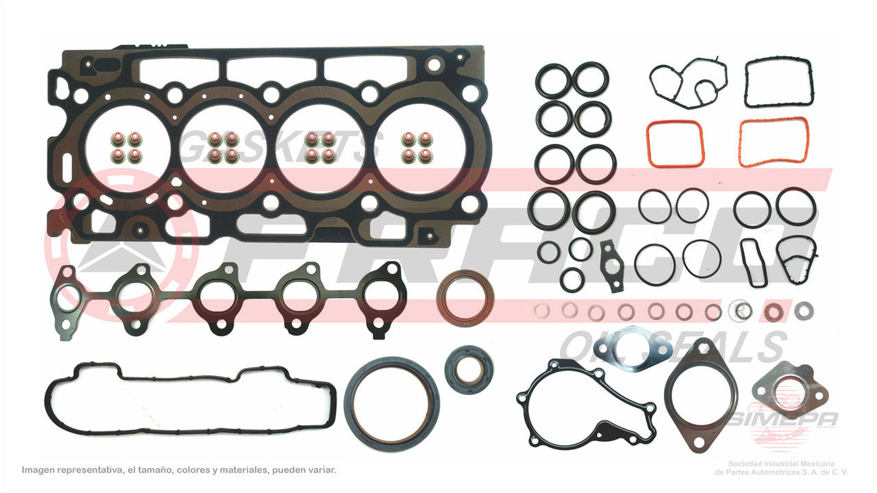 FSX-6240100 GASKET SET (JC-252) 1.6L PEUGEOT 4 CYLINDER PARTNER HDI 07/09 HEAD GASKET MLS GR3 DIESEL. PEUGEOT