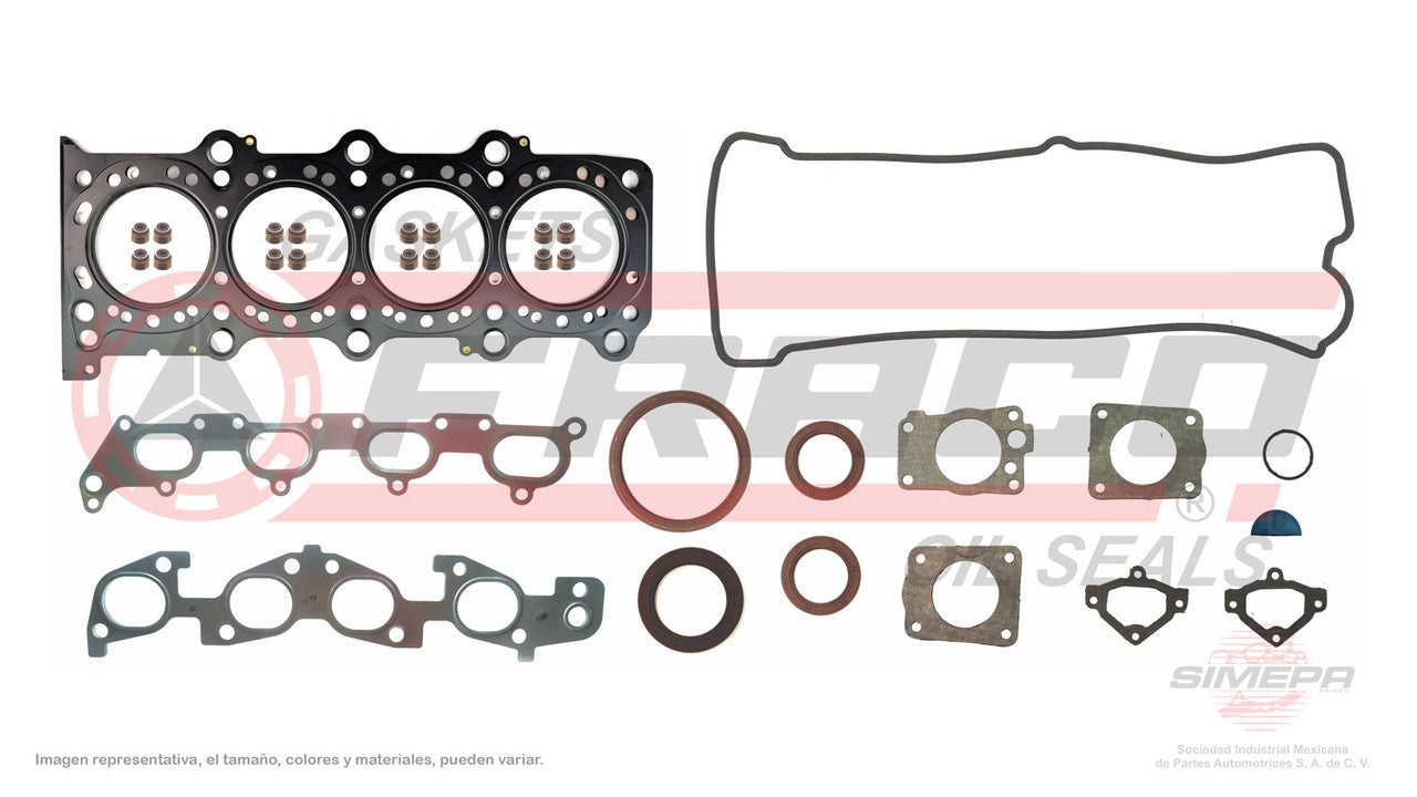 FSX-7640060 GASKET SET (JC-1233) 2.0L GM 4 CYLINDER CHEVROLET SUZIKI J20A GEO-TRACKER GRAND VITARA 99/04 MLS HEAD GENERAL MOTORS