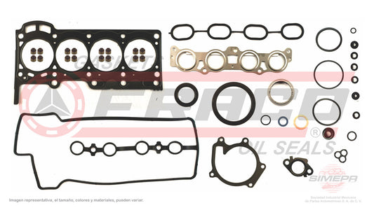 FSX-8040116 GASKET SET (JC-1311) 1.3L 1.5L TOYOTA 4 CYL RUSH AVANZA 3SZ-VE 16V DOHC 04/15 MLS HEAD TOYOTA