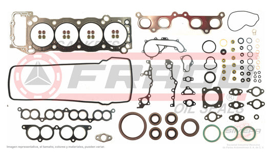 FSX-8040355 GASKET SET (JC-1309) 2.7L TOYOTA 4 CYLINDER HILUX DOHC 3RZ-FE 16V 04/05 GF HEAD TOYOTA