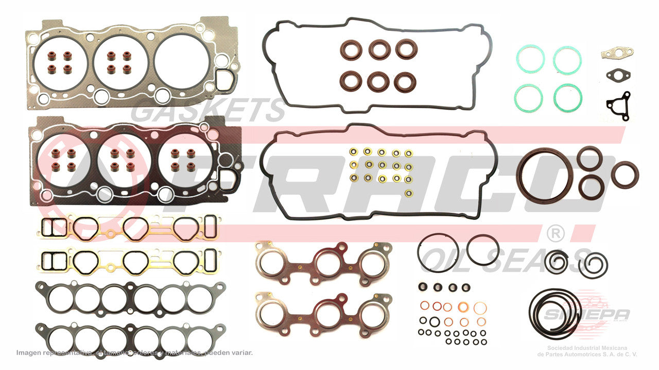 FSX-8062030 JUEGO DE EMPAQUES (FS-1357) 3.4L TOYOTA V6. 4 RUNNER 5VZ-FE CABEZA GF TOYOTA