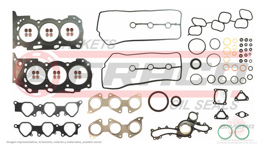 FSX-8062070 GASKET SET (JC-1323) 4.0L TOYOTA V6 HILUX SURF LAND CRUISER PRADO 1GR-FE 24V 05/15 MLS HEAD TOYOTA