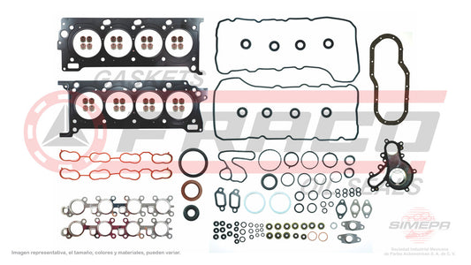 FSX-8082057 GASKET KIT 5.7L TOYOTA V8 32V TUNDA LAND CRUISER LEXUS LX570 SEQUOIA 345CU 08/13 HEADS AND MUL. ESC. IN MLS. TOYOTA