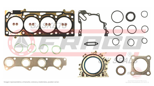 FSX-8640091 GASKET SET (FS-1835-G) 1.6L VW AUS ARC Y AVY BORA LUPO GTI GOLF POLO GTI 16V 99/01 CROSSFOX SPORT VAN GOL VOLKSWAGEN