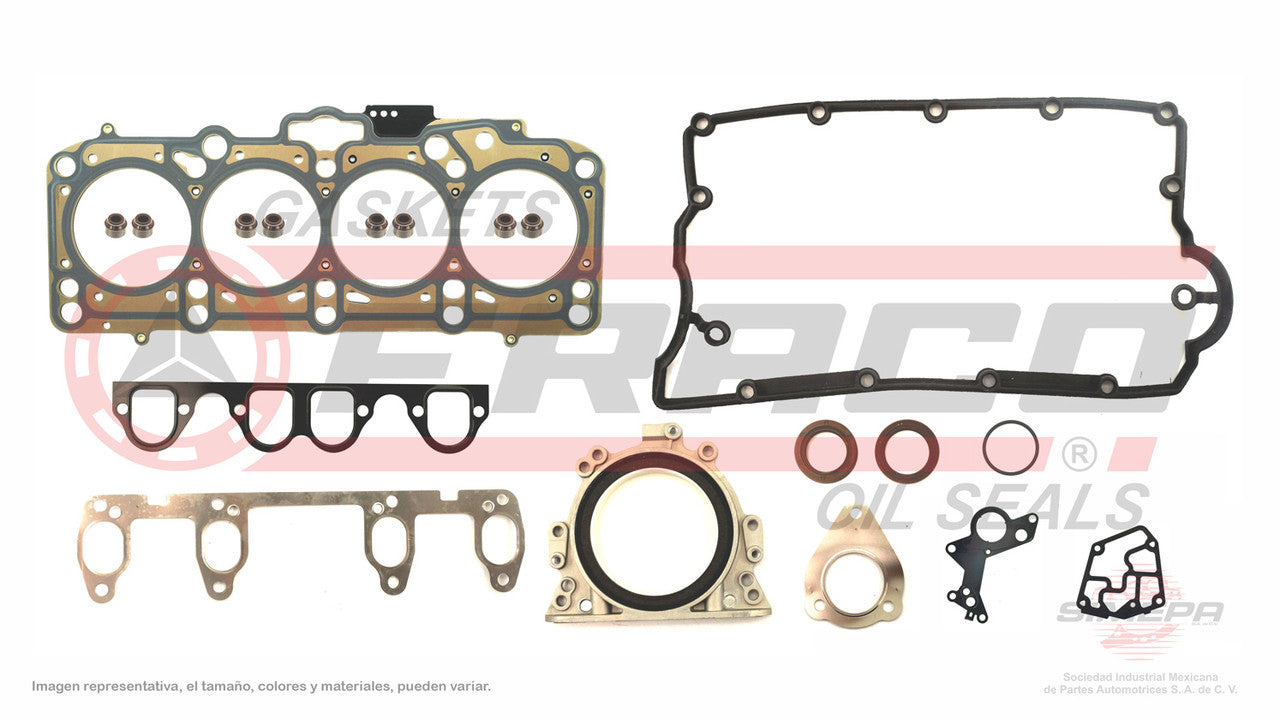 FSX-8640150 GASKET SET (JC-90-1) 1.9L JETTA CLASSIC EUROVAN BETTLE TDI TRANSPORTER TDI 06/08 AXR AXB DIESEL HEAD MLS GR-2 VOLKSWAGEN