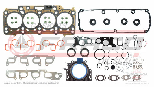 FSX-8640155 GASKET SET 2.0L VW AMAROK TDI 16V DOHC CDBA 10/17 DIESEL HEAD MLS G3 DOES NOT INCLUDE REAR CRANKSHAFT SEAL VOLKSWAGEN