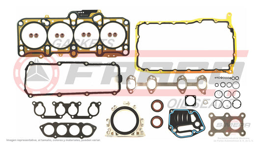 FSX-8640160 GASKET SET (AJU-50176300) 2.0L VW GOLF A4 JETTA SEAT IBIZA CORDOBA 04/06 BEETLE AUDI A4 POLO 00/05 98/15 MLS VOLKSWAGEN