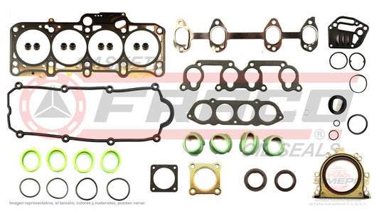 FSX-8640165 GASKET KIT (FS-1850-ML)(JC-99-1) 2.0L VW JETTA GOLF 4 GEN SEAT IBIZA BEETLE POLO CORDOBA AEG BEH VER 8V 00/05 VOLKSWAGEN