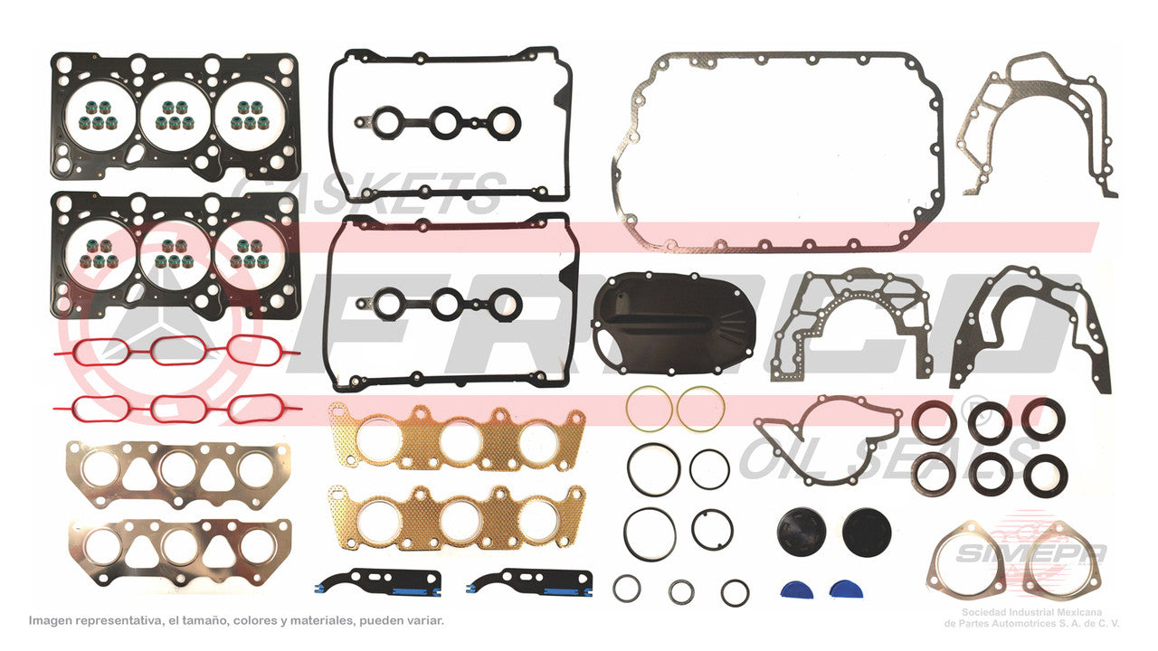 FSX-8662010 GASKET SET 3.0L VW V6 AGA ALF PASSAT DOHC 30V HEAD MLS VOLKSWAGEN