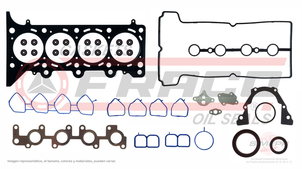 FSX-8940010 GASKET SET (FS-119-ML)(JC-1209) 1.2L CHEVROLET 16V SPARK DOHC 11/13 HEAD MLS GENERAL MOTORS