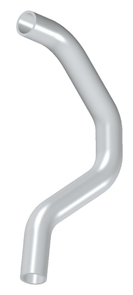 GY-61503 UPPER MOLDED HOSE (GTS-21994)(GY-411) SUP S10 BLAZER 4.3L 88/94 GMC SONOMA V6 4.3L 91/95 GENERAL MOTORS