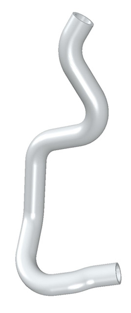 GY-62169 UPPER MOLDED HOSE (GTS-22196)(GY-1114) SUP S10 PICK UP V6 4.3L 96/01 EXPRESS 1500 V8 5.7L 96/02 GENERAL MOTORS