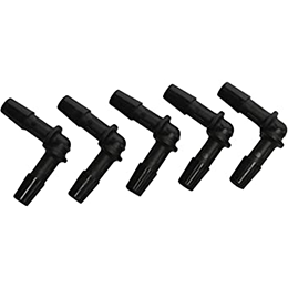 GY-65631 CONNECTORS FOR FUEL LINE AND VACUUM HOSE (BAG 5 PIECES) 1/4 ELBOW CONNECTOR FOR UNIVERSAL HEATING AND RADIATOR