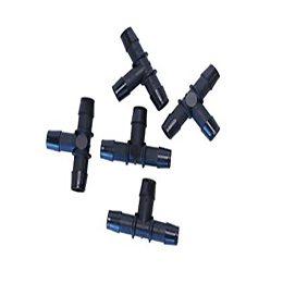 GY-65642 CONNECTORS FOR FUEL LINE AND VACUUM HOSE (BAG 5 PIECES) 5/8 TEE CONNECTOR HEATING AND UNIVERSAL RADIATOR