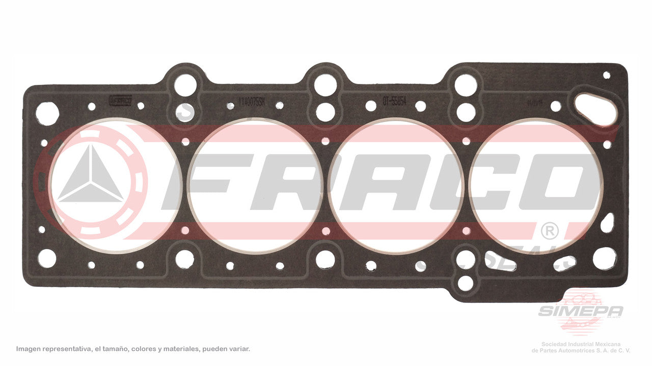 HGX-1140075-SM EMPAQUE DE CABEZA 4 CIL 16V DOHC CIRRUS STRATUS PT CRUISER BREEZE 148 EDB 95/01. JUNTA EN SOBREMEDIDA PARA CABEZAS CON CHRYSLER