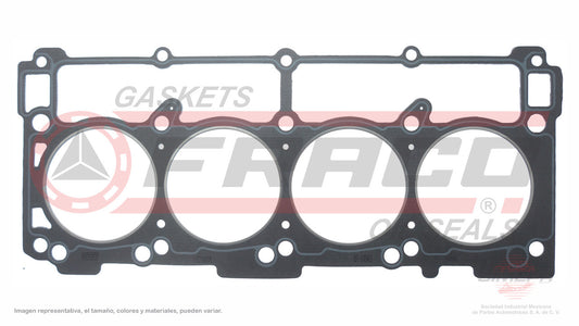 HGX-1182106-SM EMPAQUE DE CABEZA DODGE JEEP V8 16V OHV 300 MAGNUM GRAND CHEROKEE 05/08 ASPEN 07/08 CHARGER COMMANDER 06/08 DURANGO 04 CHRYSLER