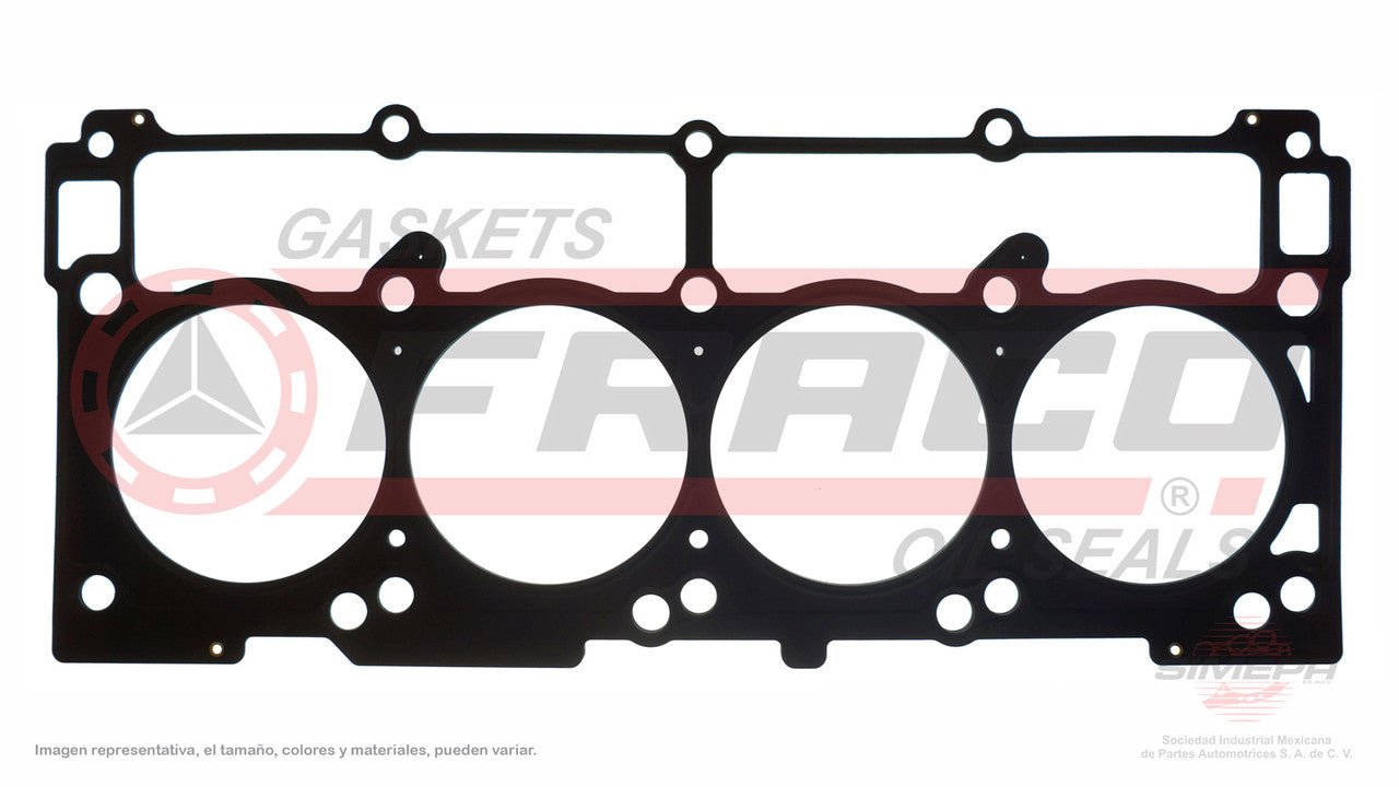 HGX-1182107-MLO HEAD GASKET 5.7L 300 CHALLENGER CHARGER DURANGO RAM 1500 2500 3500 JEEP COMMANDER GRAND CHEROKEE 09/13 LH MLS CHRYSLER