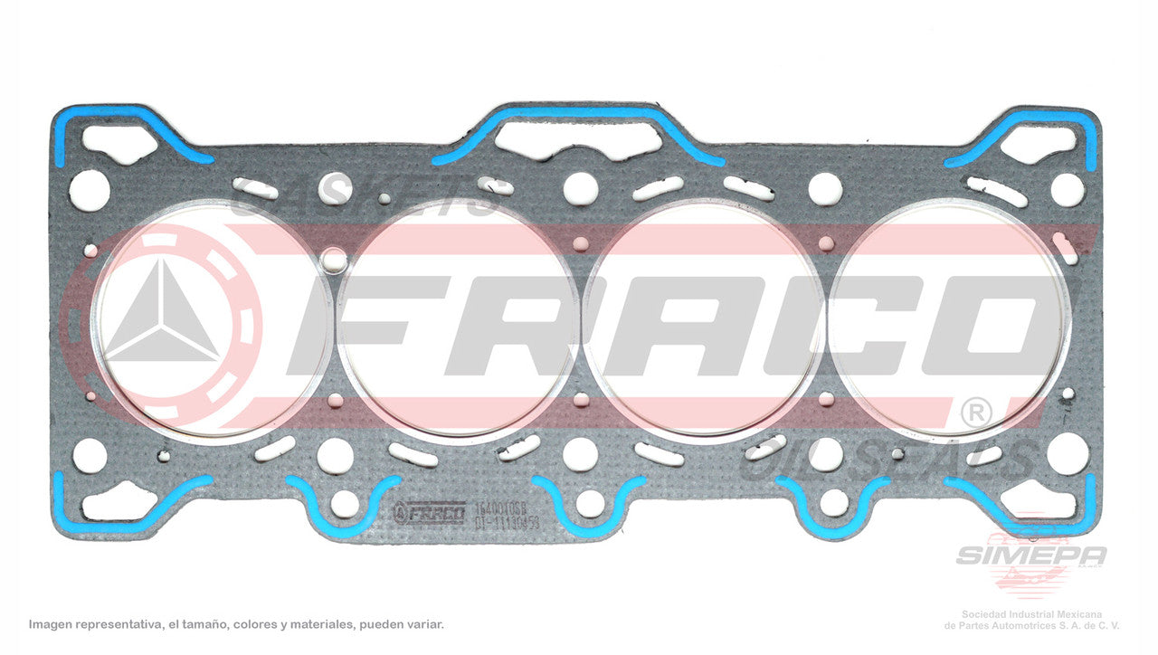 HGX-1640010-SB HEAD GASKET (CA-116-G)(CA-1234) 1.0L PONTIAC 4 CYLINDER MATIZ (DAEWOO F12S3) 04/11 GENERAL MOTORS