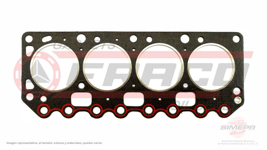 HGX-2640007-SB EMPAQUE DE CABEZA (CA-302-G)(CA-1508) 1.3L FORD 4 CIL FIESTA ( ENDURA) 98/01 (CARTER EN HIERRO) FORD