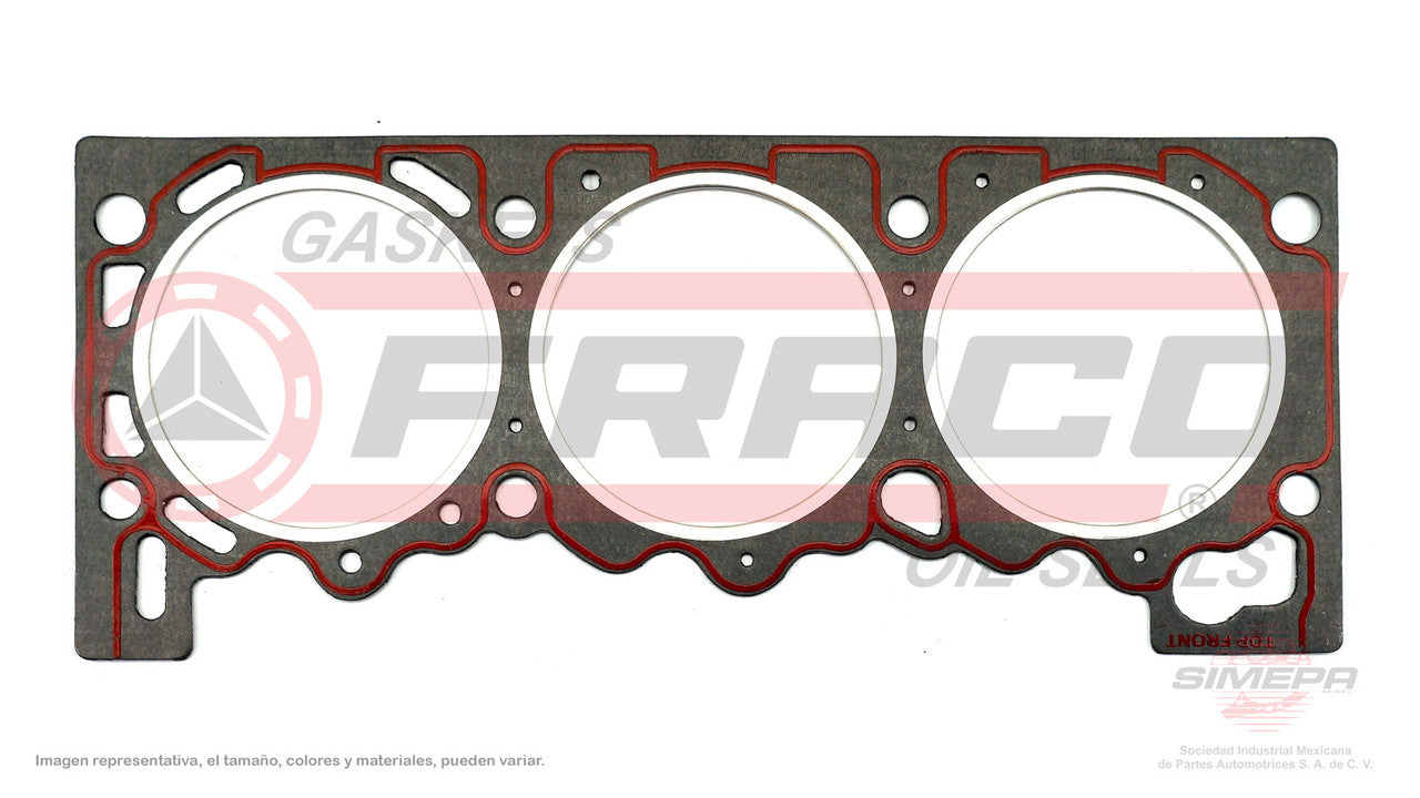 HGX-2662082-NR EMPAQUE DE CABEZA (CA-335-G)(CA-1525-I) 4.0L FORD V6 OHV EXPLORER 90/94 (IZQ) MATERIAL NO RETORQUE FORD