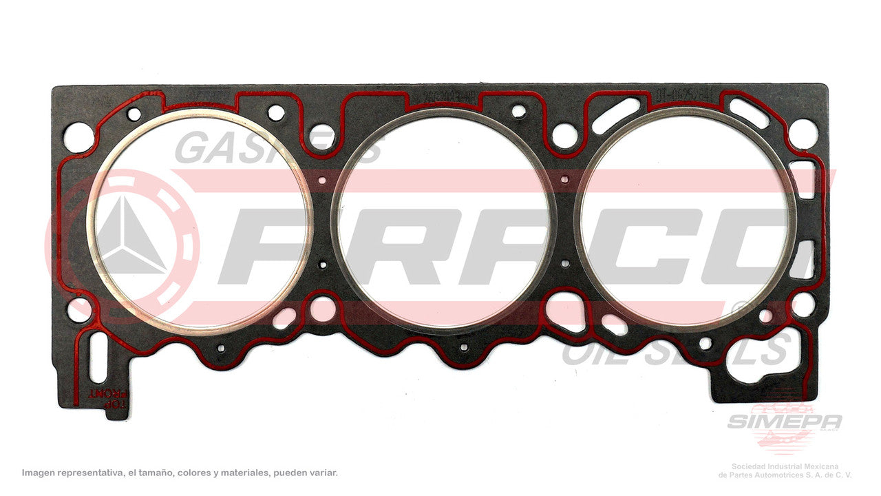 HGX-2662083-NR EMPAQUE DE CABEZA (CA-336-G)(CA-1525-D) 4.0L FORD V6 OHV EXPLORER 90/94 (DER) MATERIAL NO RETORQUE FORD