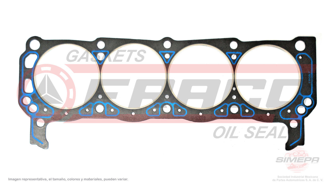 HGX-2682081-NR HEAD GASKET (CA-360-G)(CA-1537) 5.0L 260 289 302 335 351W CARB &amp; FI CAR TRUCK 62/97 NON-RETORQUE MATERIAL FORD