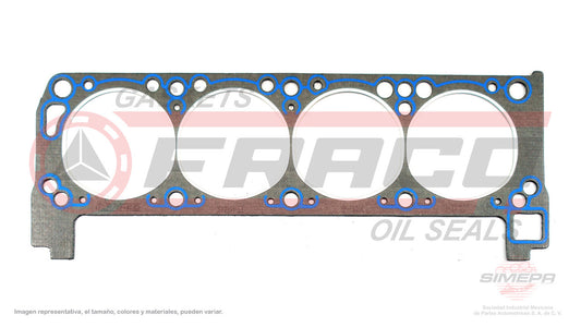 HGX-2682100-SB EMPAQUE DE CABEZA (CA-370-G)(CA-1539) 5.8L 6.6L FORD V8 F150 351C 351M 400 CARBURADO 70/82 CLEVELAND 70/81 FORD