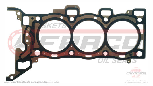 HGX-3062085-MLO EMPAQUE DE CABEZA (CA-183-1ML)(CA-1249-I 3.6L TRAVERSE ACADIA EQUINOX MALIBU G6 TORRENT XL DOHC VIN D Z36S 08/10 IZQ GENERAL MOTORS