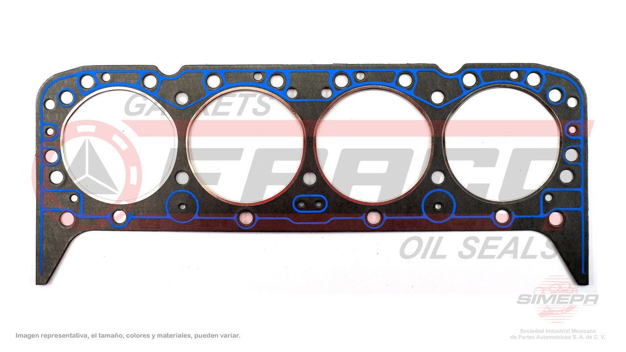 HGX-3082030-NR EMPAQUE DE CABEZA (CA-160-G)(CA-1253) 5.0L GM V8 CHEVROLET BUICK OLDSMOBILE PONTIAC BLOCK PEQUEÑO 76/83 NO RETORQUE GENERAL MOTORS