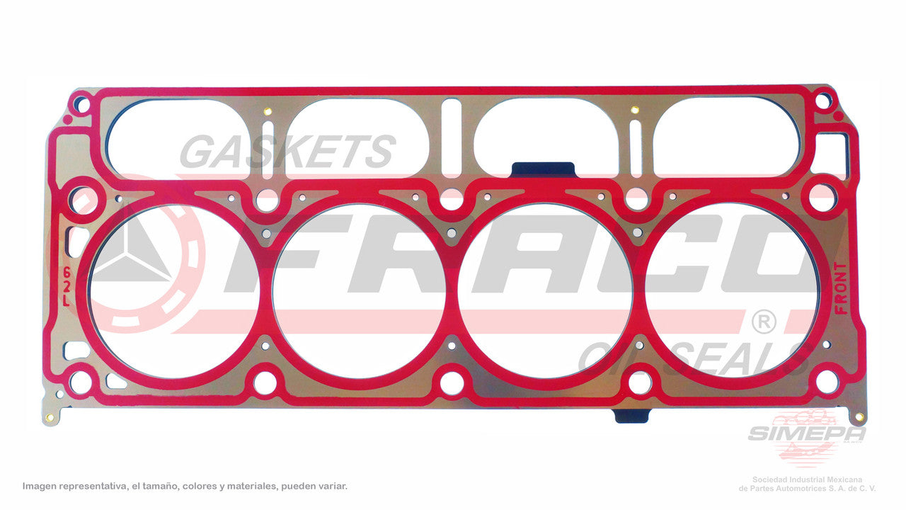 HGX-3082175-MLO HEAD GASKET 6.2L OHV SILVERADO 1500 CAMARO CORVETTE CADILLAC ESCALADE GMC SIERRA 1500 YUKON 376CU. 14/16 MLS. GENERAL MOTORS