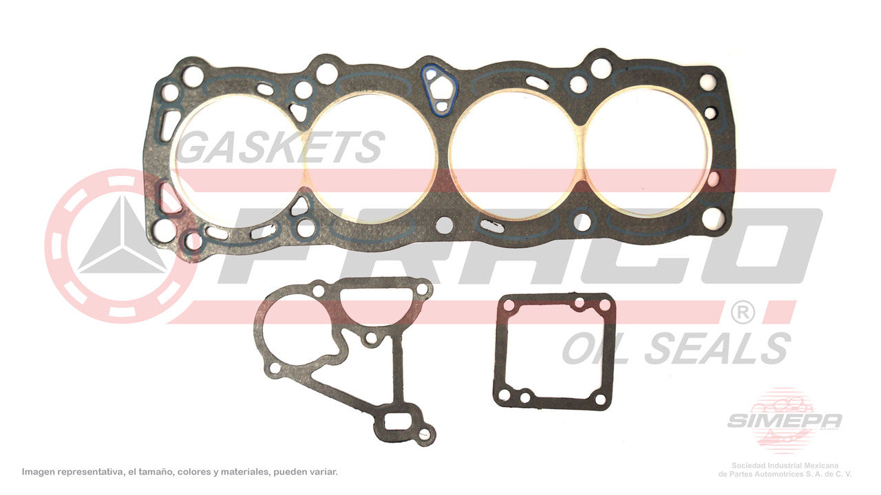 HGX-5840170-SM HEAD GASKET 1.6L SOHC E15 E16 TSURU IY II GUAYIN SEDAN 84/94 OVERSIZED FOR NISSAN OVERBRUSHED HEADS