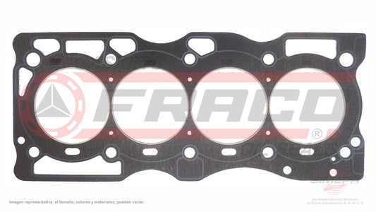 HGX-5840295-SM EMPAQUE DE CABEZA L4 16V DOHC ALTIMA SENTRA X-TRAIL 07/12 ROGUE 08/15 QR25DE JUNTA EN SOBREMEDIDA PARA CABEZAS CON EXC NISSAN