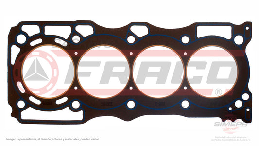 HGX-5840299-SB EMPAQUE DE CABEZA 4 CIL. 16V DOHC NP300 NP300 FRONTIER 16/18 MOTOR QR25. SB NISSAN