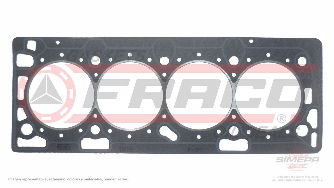 HGX-7640050-SM EMPAQUE DE CABEZA 4 CIL. PONTIAC G3 2009 SONIC 11/15 CRUZE 08/12 TRAX 13/15 MOTOR A18XER FIG3 Z18XER.JUNTA EN SOBREME GENERAL MOTORS