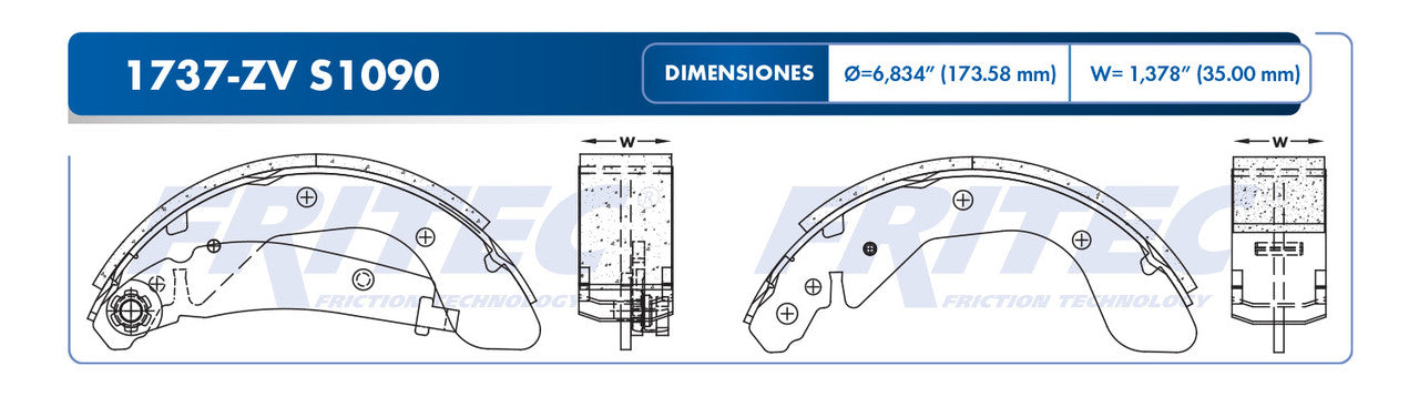 OW-1737-ZV PADS (1737-S1090) AVEO 2018-2021 GENERAL MOTORS