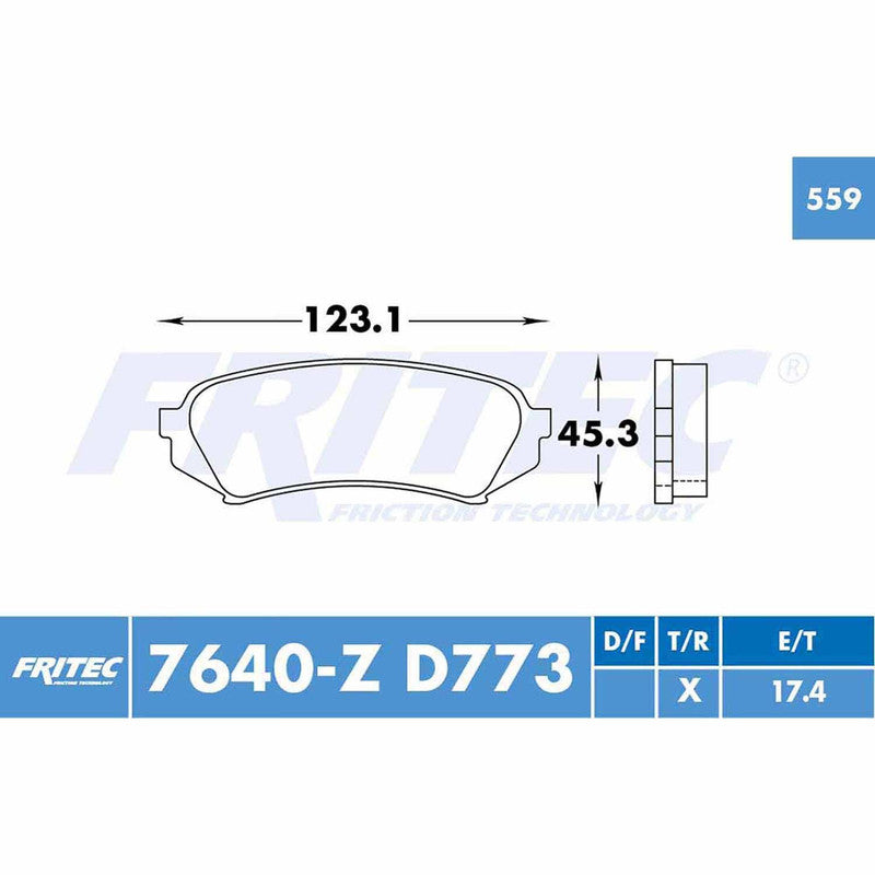 SPC-7640-Z BALATAS 7640-D773 (T)LEXUS LX470 98/00 LAND CRUISER 00/07 TOYOTA